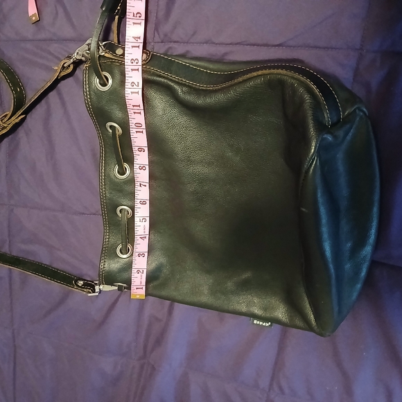 90s Leather Rugby Bucket Bag - Picture 12 of 16